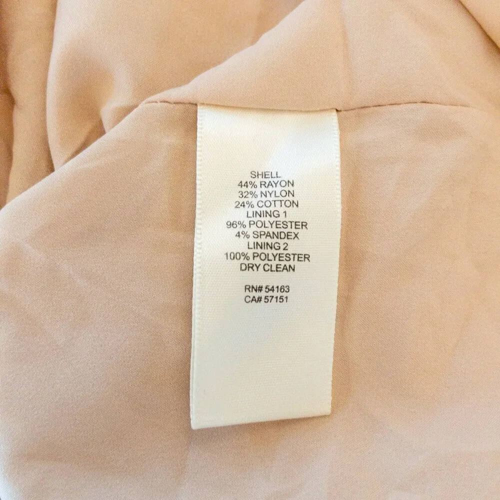 Eliza J Pink Lace Bell Sleeve Dress – Size 4P Petite Fit & Flare Wedding Guest - Picture 4 of 5